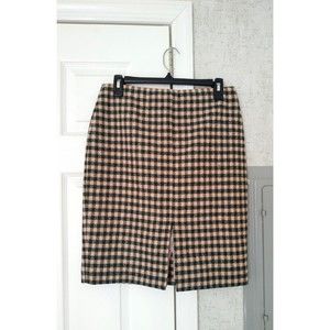 boden british tweed moon Women's Skirt Pencil 6 Petite Wool